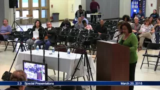 Board Meeting --- March 20, 2018