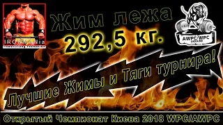 The best bench presses and deadlifts! Kiev Championship WPC/AWPC 2018