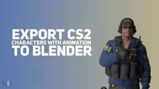 Export CS2 character models to Blender including animations with VRF