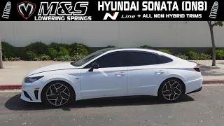M&S Lowering Springs - Hyundai Sonata N Line + (DN8) Non Hybrid Models