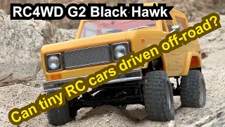 RC4WD 1/18 GELANDE II RTR W/ BLACK HAWK HARD BODY SET First Run & Unboxing