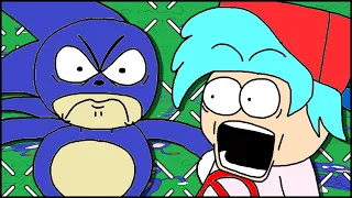 Sanic Week - New Opening Cutscene | FNF: YTP INVASION (1080p)