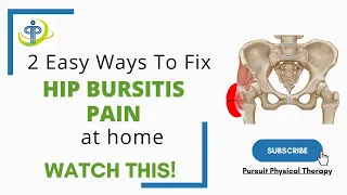 How to self treat hip bursitis pain at home | Pursuit Physical Therapy | Orlando