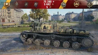 SU-152 Soviet tier 7 tank destroyer | World of Tanks gameplay