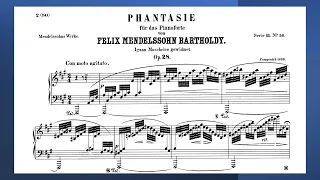 Mendelssohn's Stunning Fantasy in F# Minor: Anton Kuerti's Thrilling Performance