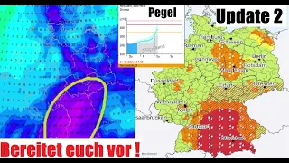 Es wird ernst- Update 2 zur Hochwasserlage mit neuen Karten, Einschätzungen und "Brennpunkte" !