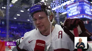 Ābols pēc uzvaras pār Poliju | PČ hokejs 2024