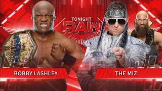Bobby Lashley Vs The Miz - WWE Raw 29/08/2022 (En Español)