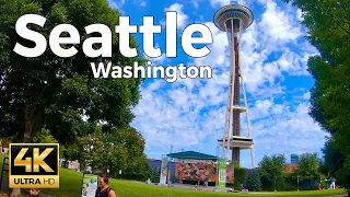 Seattle, Washington Walking Tour (4k Ultra HD 60fps) – With Captions