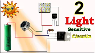 How To Make Light Sensor Circuit, DIY Light Sensor Using LDR & Photodiode, Simple DIY Projects