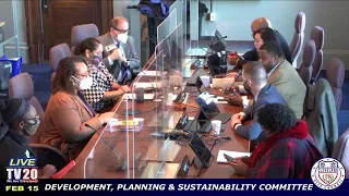 Development, Planning and Sustainability (Zoning) Committee Meeting, February 15, 2022.