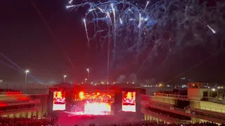 BRUNO MARS in BAHRAIN -The Concert Ending Fireworks  #shorts