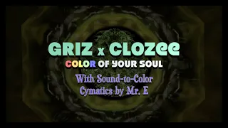 Griz x Clozee  - Color of Your Soul (Sound to Color Cymatics video)