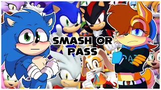 Movie Sonic & Sally Play Smash or Pass? - SPICY ANSWERS?!?!