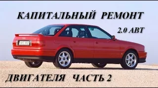 Аudi 80 B4 2.0 ABT. Капитальный ремонт двигателя. Часть 2