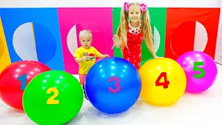 ディアナは赤ちゃんのオリバーを教えます | 1+ 才のための成長ゲーム