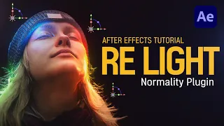 After Effects Face Re Lighting normality Plugin Tutorial l 스틸사진 라이팅 (Include project files)