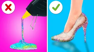 FROM HOT GLUE TO MASTERPIECE || How To Make Shoes and Any Craft with Glue Gun & 3D Pen by DrawPaw