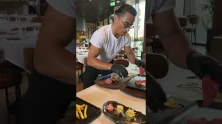 THE MOST EXPENSIVE STEAK WRAPPED IN GOLD "SALT BAE" PART 2 #saltbae #nusret #luxury #gym #shorts