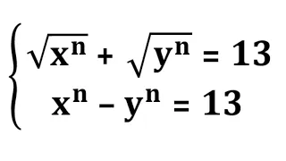France | A nice Math Olympiad Algebra Problem |  Integer Solution Simplification | x=? | y=? | n=?
