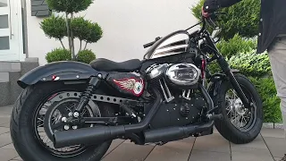 Harley Sportster forty eight Kesstech Klappenauspuff