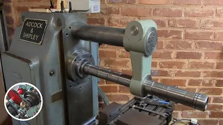 Adcock & Shipley milling machine restoration - part 12 (completion of overarm support)