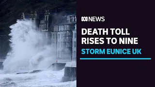 Nine dead as Storm Eunice tears through UK, parts of Europe with highest-ever wind gusts | ABC News