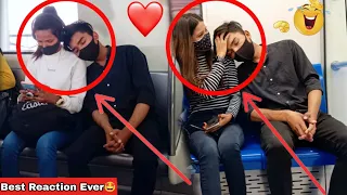 SLEEPING ON STRANGERS IN THE METRO PRANK || EPIC REACTION || SAGAR BABU