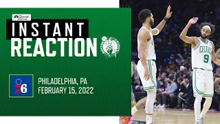 INSTANT REACTION: Celtics roll over Philly to get ninth straight win | NBC Sports Boston