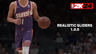 NBA 2K24: Realistic Sliders 1.0.0 [September 2023]