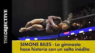 La gimnasta Simone Biles hace historia con un salto inédito