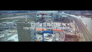 Строительство культурно-образовательного комплекса в Калининграде (Январь, 2023 г.)