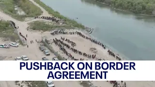 Some Republicans pushing back against President Biden's bipartisan border agreement