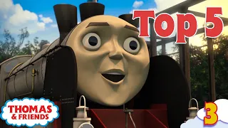 Thomas & Friends UK™ | Top 5 Silliest Characters! | Best of Thomas Highlights | Kids Cartoon