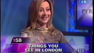 More playing of Pyramid Bonus Round -- Sharon Lawrence -- (Osmond)