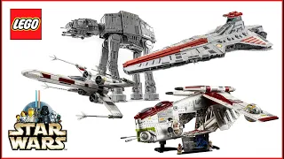 COMPILATION TOP 5 Star Wars Ultimate Collectors LEGO sets of All Time - Speed Build for Collectors