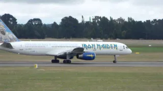 Ed Force One touches down ChristChurh, New Zealand