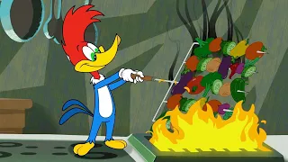 Woody learns to cook like a chef | Woody Woodpecker