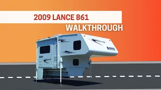 2009 Lance 861  [Interior Walkthrough Tour]