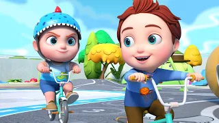 Ride a Bike! 🚲 | Outdoor Play and Learning | GoBooBoo Nursery Rhymes & Kids Songs