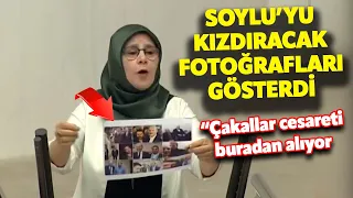 Hüda Kaya Süleyman Soylu'nun o fotoğraflarını gösterdi! "Çakallar cesareti buradan alıyorlar!"