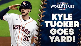 Kyle Tucker homers to give Astros early Game 1 lead!