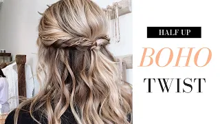 MISSIO Hair: Half-Up Boho Twist