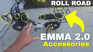 Accessorizing EMMA 2.0 !! The MOPED Style eBike by Roll Road #ebike