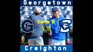 Georgetown vs Creighton Game 2 | College Baseball Full Highlights | April 9, 2022