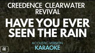 Creedence Clearwater Revival - Have You Ever Seen The Rain (Karaoke/Acoustic Version)