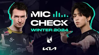 Secret Monitor Tactics! | Kia Mic Check | 2024 LEC Winter Week 3
