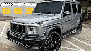 2022 Mercedes AMG G63 G Class Platinum Magno Walkaround Review + Exhaust Sound