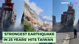 Taiwan Hit By 'Strongest Earthquake In 25 Years' | Tsunami Threat 'Largely Passed' | Taiwan News