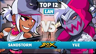 Sandstorm vs Yuz - Top 12 - Brawlhalla World Championship 2023 - LAN 1v1